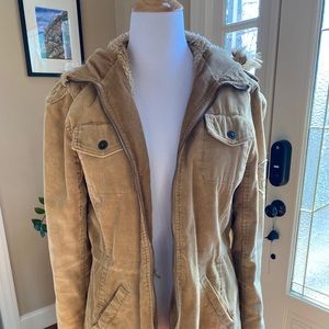 Gold/Brown Corduroy Jacket by Steve Madden